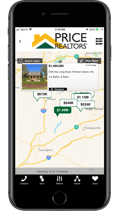 Price Realtors NC Home Search screenshot 3