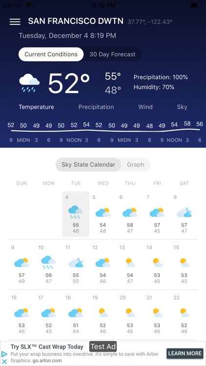 30 Day Weather