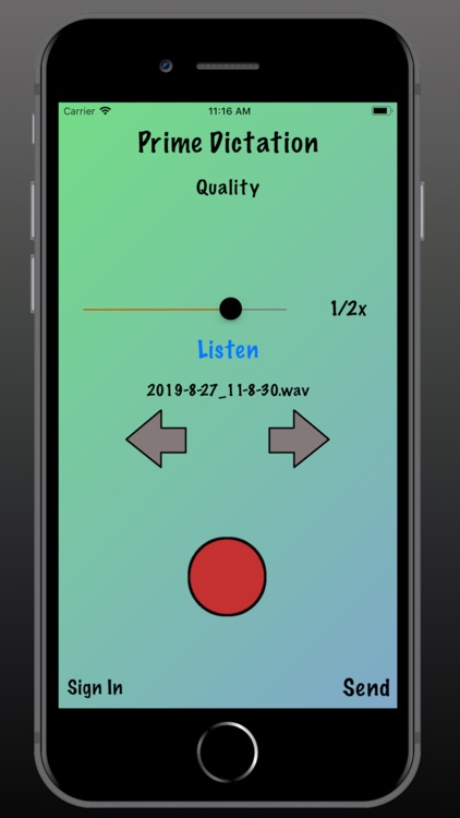 Prime Dictation - Audio Record screenshot-3