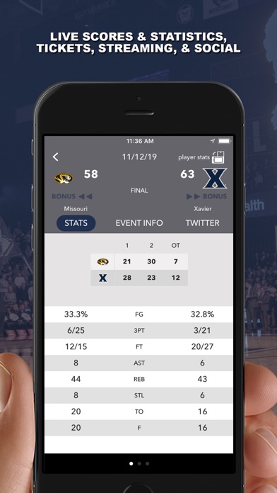 How to cancel & delete Xavier Musketeers Gameday from iphone & ipad 3