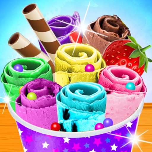 Frozen Ice Cream Roll Maker Icon