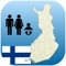 Finland Statistics shows the latest statistical information of Finland regions, municipalities and zip code areas