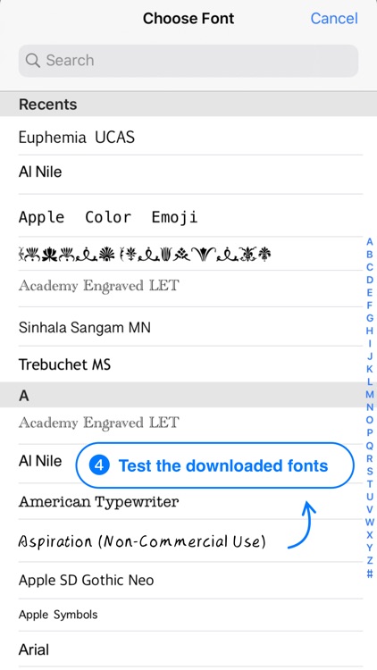 Aa Font screenshot-3