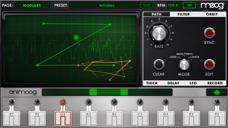 Animoog for iPhone