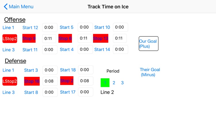 TimeOnIce - Hockey