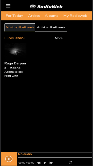 Screenshot #1 pour RadiowebTEST