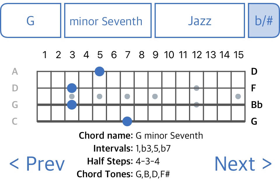 ChordFinder for Tenor Banjo screenshot 2