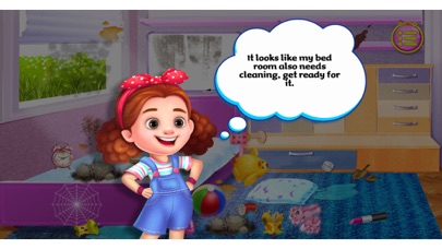screenshot of Princess Messy House Cleaning 3
