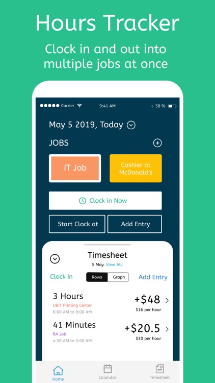 Timesheet X - Track Work Hours