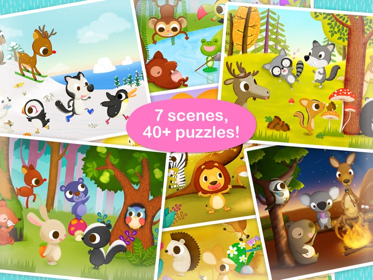 Wildlife Puzzles 123 Lite screenshot-4