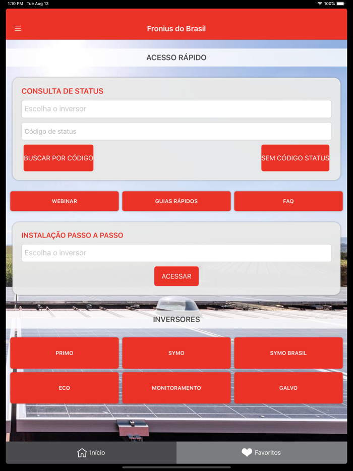 Fronius do Brasil - Instalação