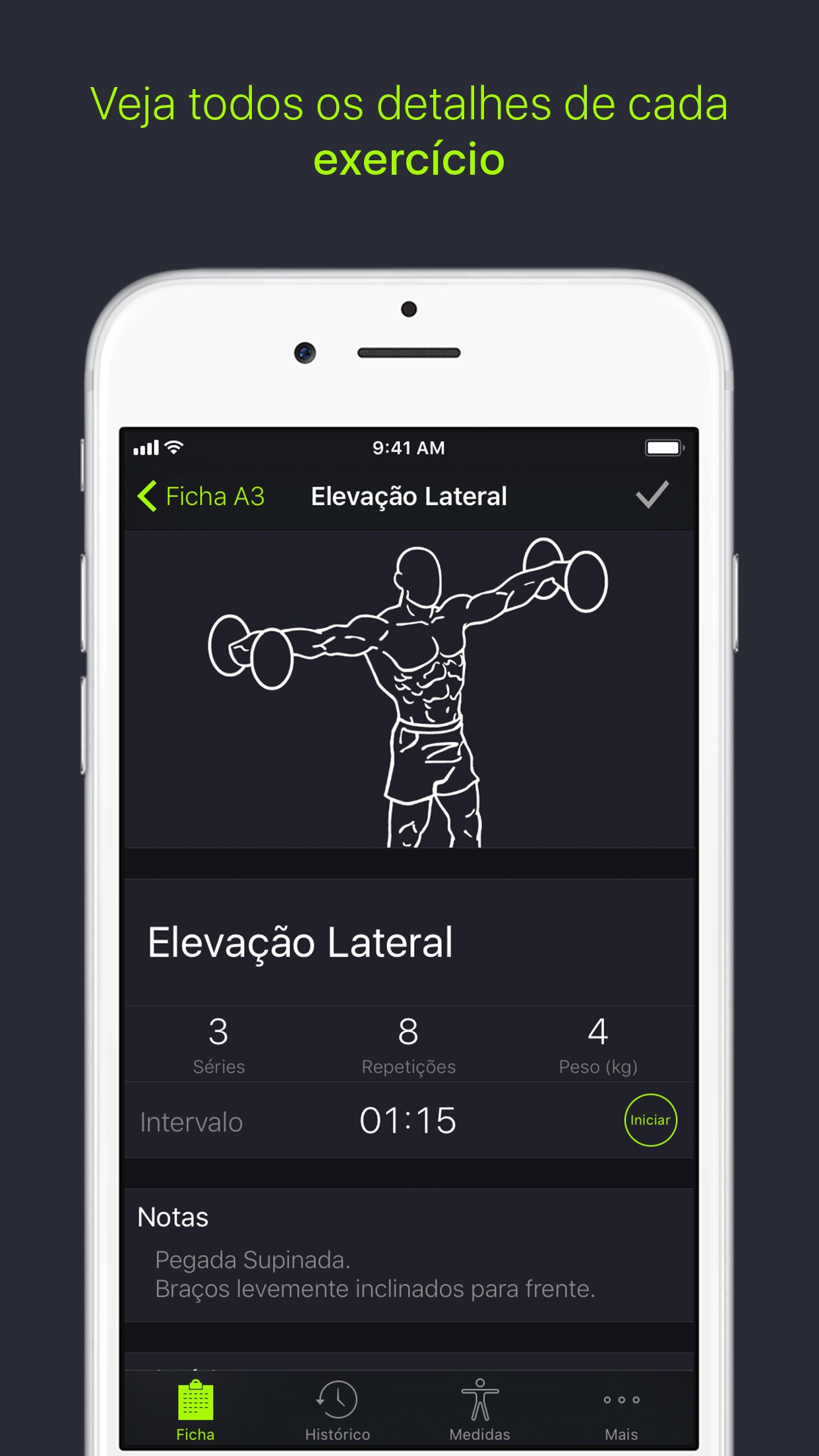 Screenshot do app SmartGym: Gerencie Seu Treino