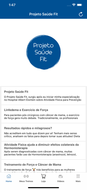 Projeto Saúde Fit(圖2)-速報App