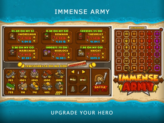 Immense Army RPG Clicking Game screenshot 10