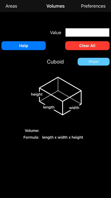 Volumes Calculator