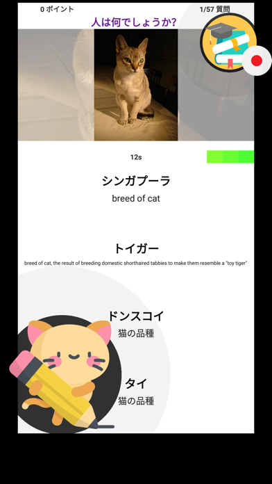 猫 クイズ ゲーム 2019 (日本の)のおすすめ画像3