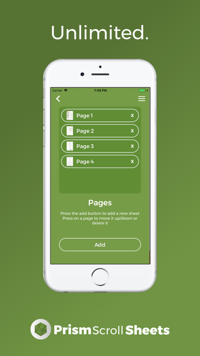 PrismScroll Sheets Screenshot 5