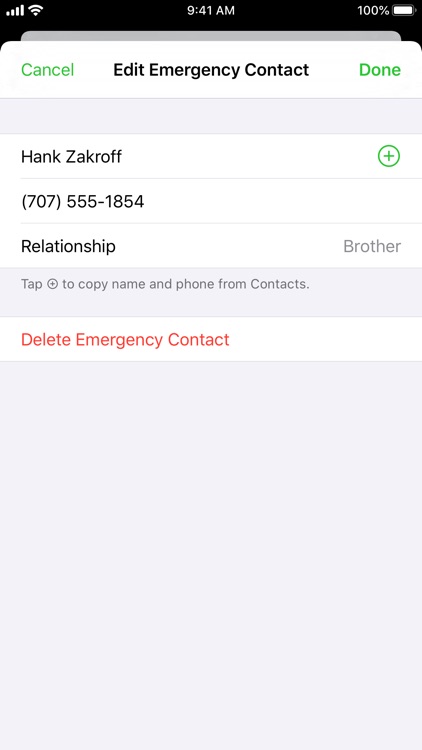 Medical ID Record screenshot-5