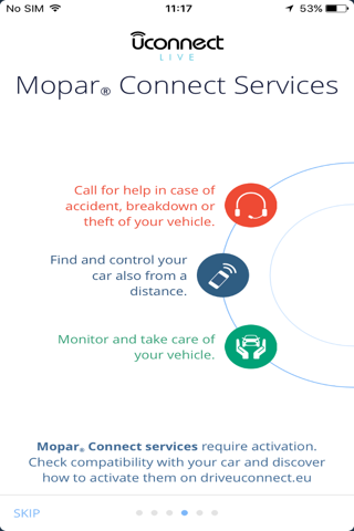 Uconnect LIVE - náhled