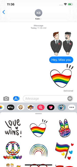 Between Gay Pride Stickers(圖2)-速報App