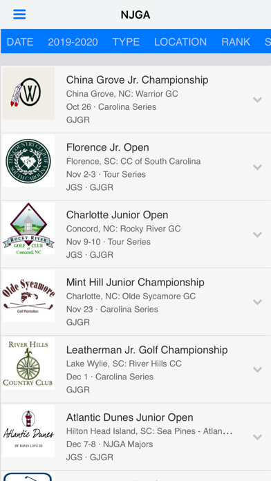 National Jr. Golf Association screenshot 3