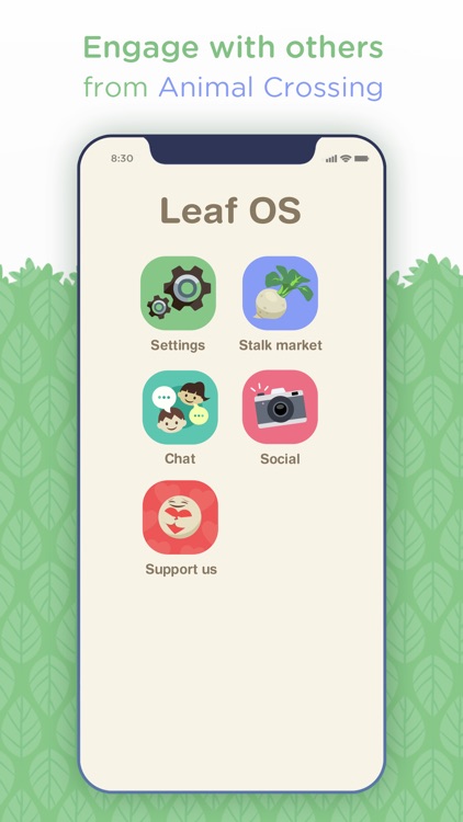 Leaf OS - ACNH, made social