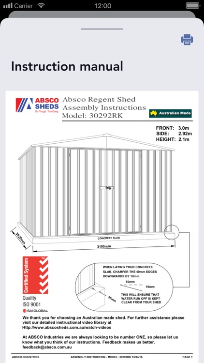 Absco Sheds Assembly App screenshot-4