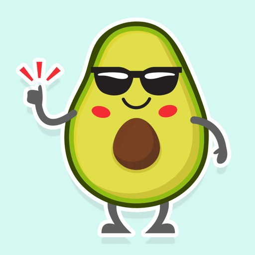 Avocado: Animated Stickers by Arturo Estrada De Leon