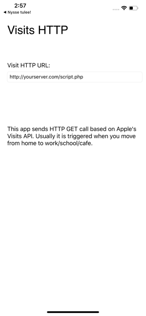 Visits HTTP