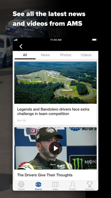 How to cancel & delete Atlanta Motor Speedway from iphone & ipad 4