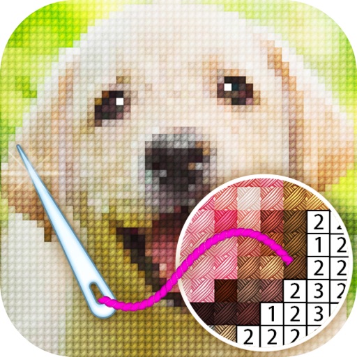 Cross stitch : Color by Letter iOS App