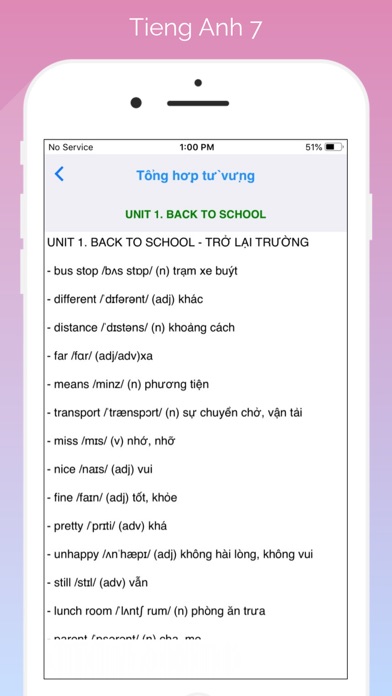 Tieng Anh Lop 7 - English 7 iphone images