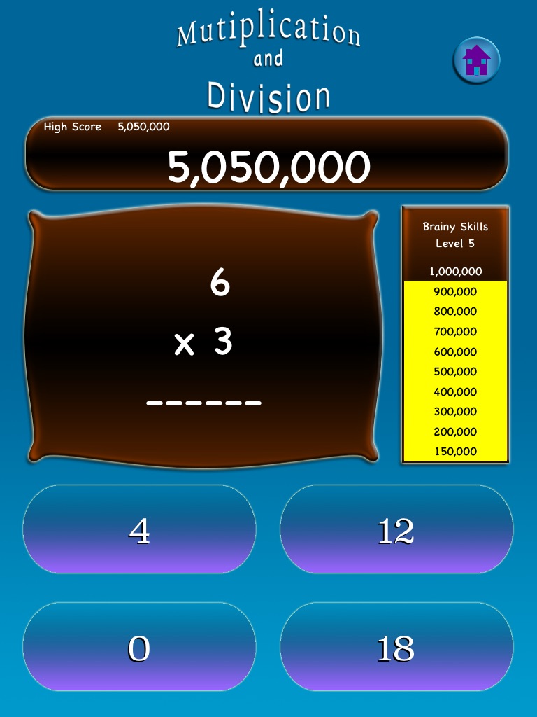 Brainy Skills Multiply Divide screenshot 3