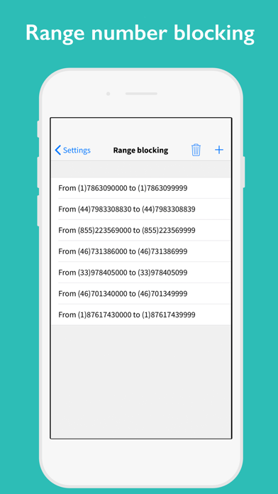 CallBlocker - Block scam calls Screenshot 1