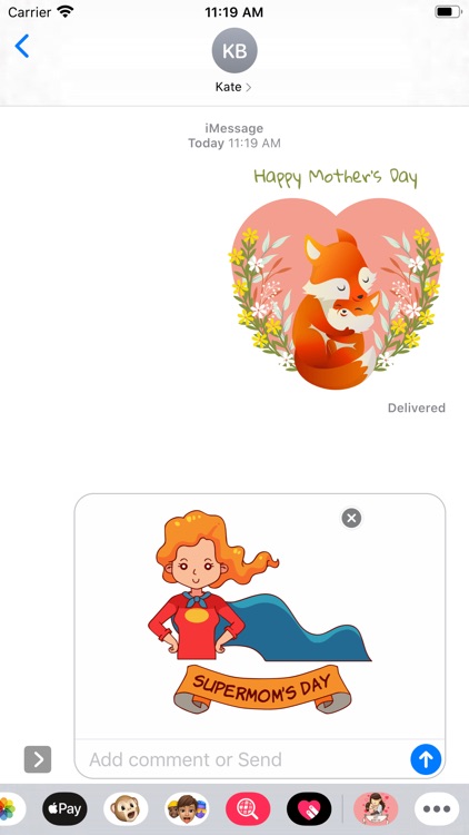 Super Mother's Day Stickers