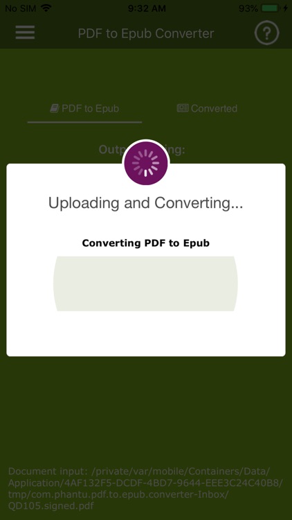 PDF to Epub Converter