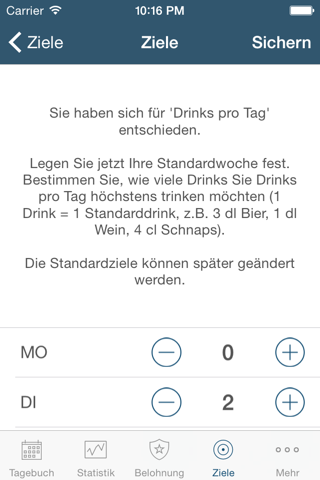 drink less Schweiz screenshot 2