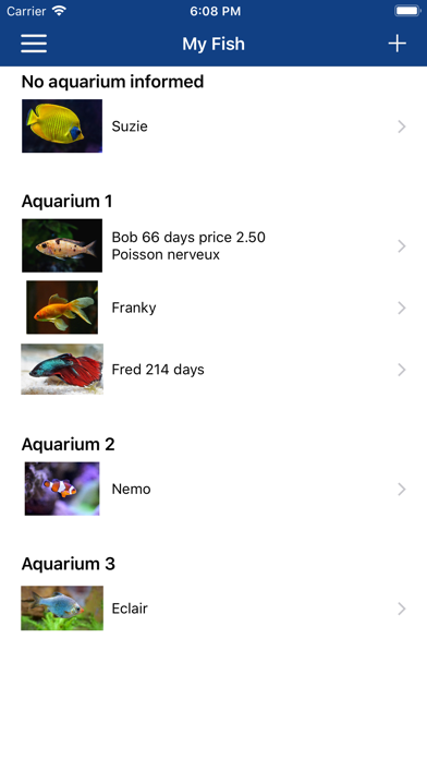 Aquarium Manager screenshot 4