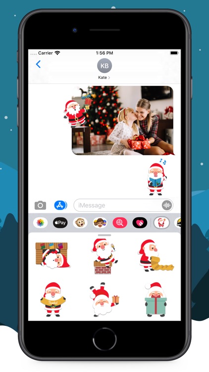 Tiny Santa Stickers screenshot-5