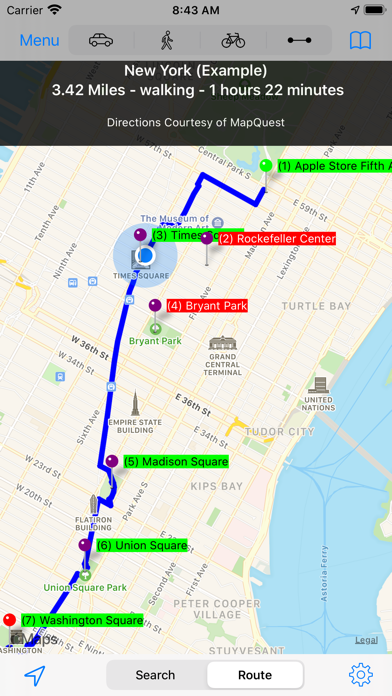 PlanARoute App screenshot