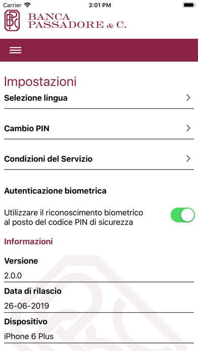Passadore Key app screenshot 2