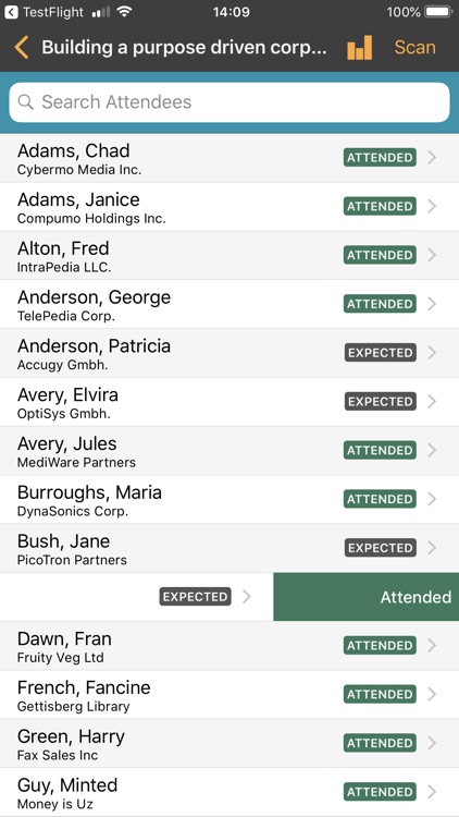 EF Attendance