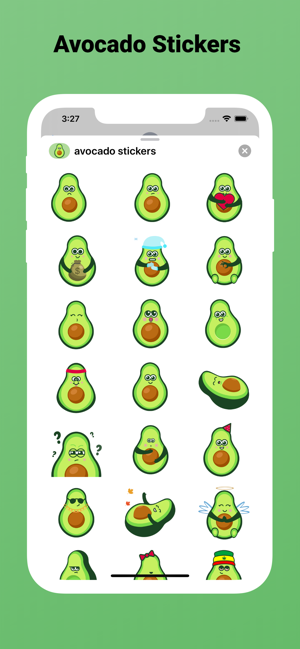 Avocado stickers for iMessage(圖1)-速報App