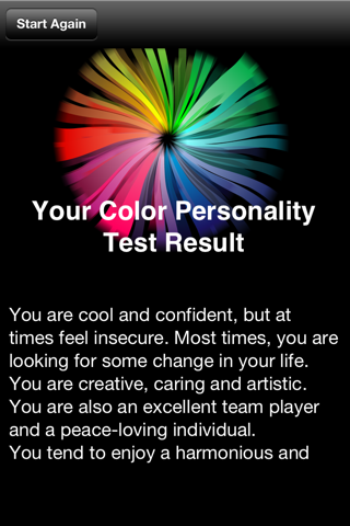Color and Personality Tests screenshot 4