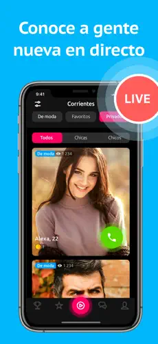 Captura de Pantalla 1 Video Chat: Llamadas de voz iphone