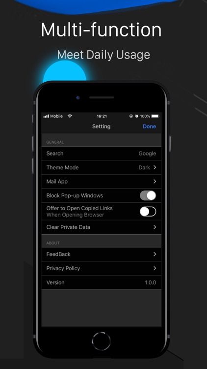 Dark Browser- Private&safe screenshot-3