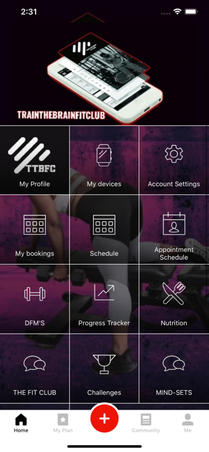 TRAIN THE BRAIN FIT CLUB App