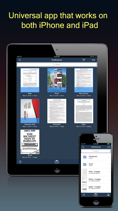 FastScanner Pro : Quickly scan images + books + receipts into PDF document file Screenshot 5