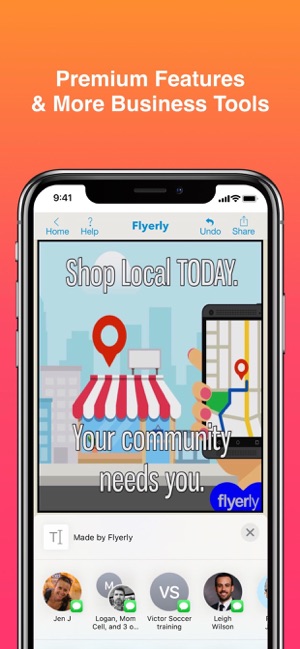 Flyerly, Create & Share Flyers(圖5)-速報App