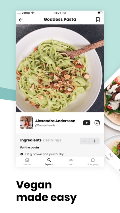 Fivesec Health - Vegan Recipes screenshot-0